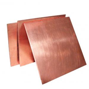 China C12200 99.999% Copper Cathode Sheet Plate Material 0.1 - 100mm Thickness on sale