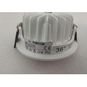37V 489LM 7W LED Ceiling Recessed Downlight For Hypermarket Energy Effiiency
