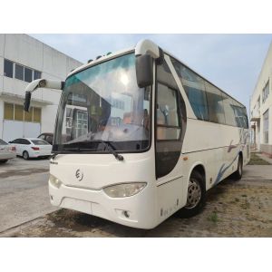 China Used Diesel Coaches 36 Seats Good Floor Air Conditioner 2+2 Seats Layout LHD/RHD Golden Dragon XML9647 on sale
