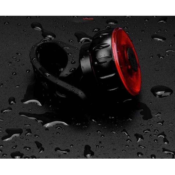 Intelligent Induction Brake Taillight Mountain LED Bicycle Light Aluminum Alloy IPX6