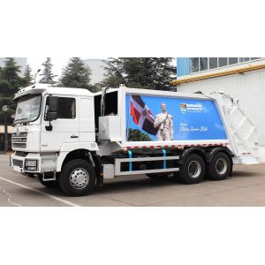 F3000 Compression Garbage Truck 6x4 Waste Management Garbage Truck 336hp