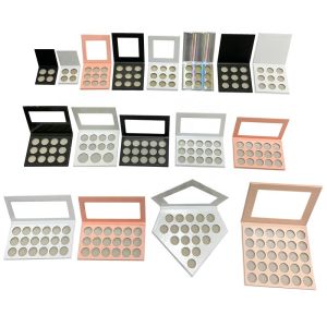 Recyclable 12 Colors Empty Makeup Palette For Eye Shadow Glitter Powder