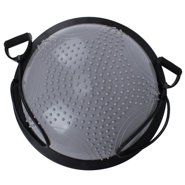 Quality Target Audit Factory Yoga Half Ball Balance Trainer Exercise Massage Ball with Resistance Band wholesale