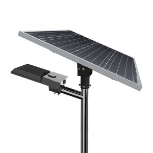 China MPPT 100w IP66 Solar LED Street Light Mono Crystalline Time Control on sale