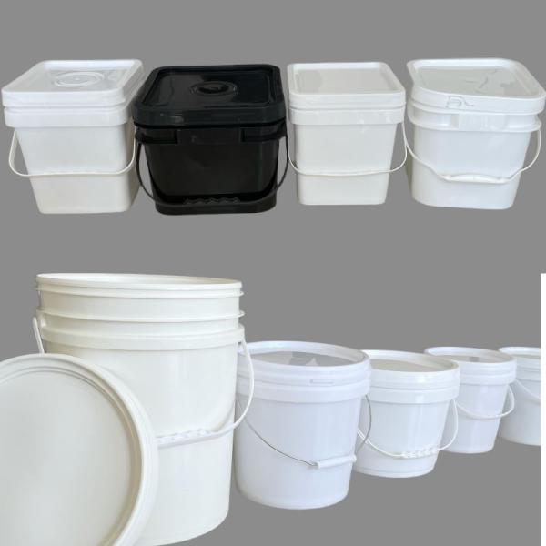 Square Bucket with GAP/ISO/FDA Certificate and Square Shape