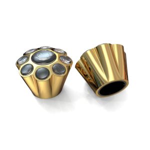 New Mould Customized Zamak Perfume Caps For FEA15 Standard Bottle Neck