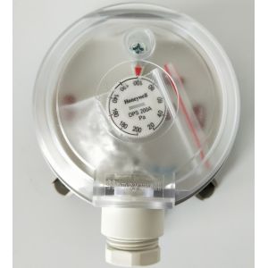IP54 Air Differential Pressure Gauge With Switch Honeywell Adjustable Pressure