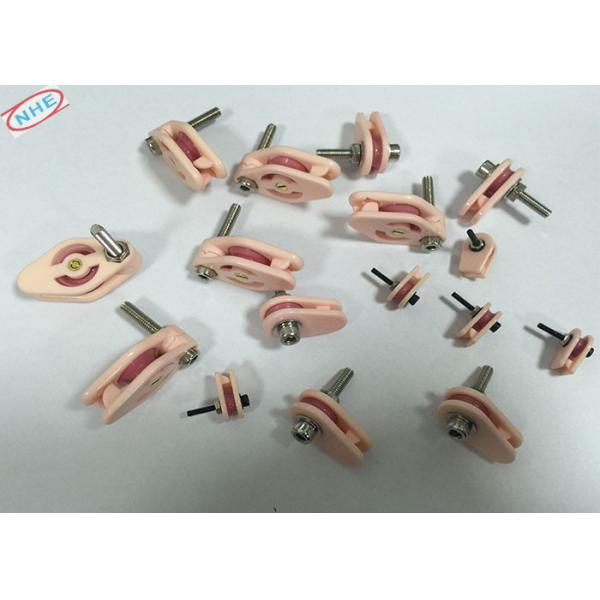 Quality Caged ceramic pulley wire jump preventer QH005 ceramic roller guide wholesale