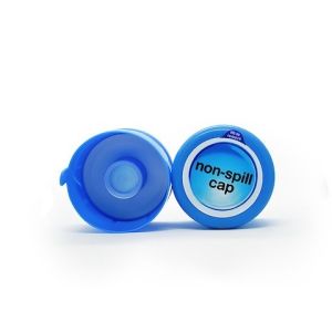 Reusable Plastic Packing Material , 5 Gallon Non Spill Caps Blue Color