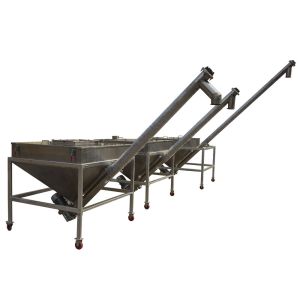 China Full Automatic Inclined Screw Feeder Machine / Powder Hopper Auger Conveyor Machine on sale