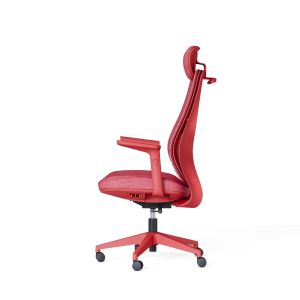 Commercial Furniture Modern Red Swivel Executive Mesh Ergonomic Chair for Office
