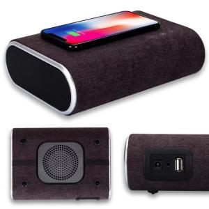 China WIRELESS CHARGER BT SPEAKER Wireless charging function mini bluetooth speaker on sale