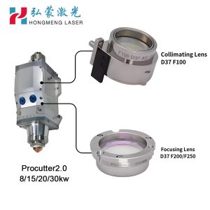 Laser Focusing Lens Collimating Lens With Mount 8/15/20/30KW D37 F100 F200 F250 for Precitec Procutter2.0