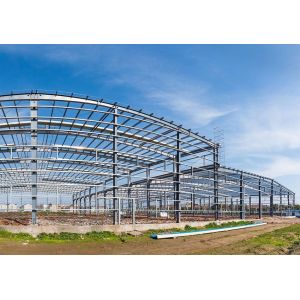 China Prefabricated Steel Structures Pre Built Warehouse Steel Portal Frame on sale