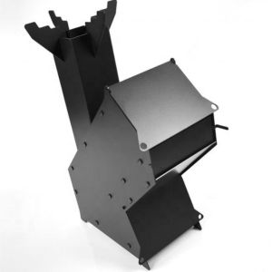 ISO9001 2008 Certified Custom Heavy Duty Carbon Steel Rocket Wood Burning Stove