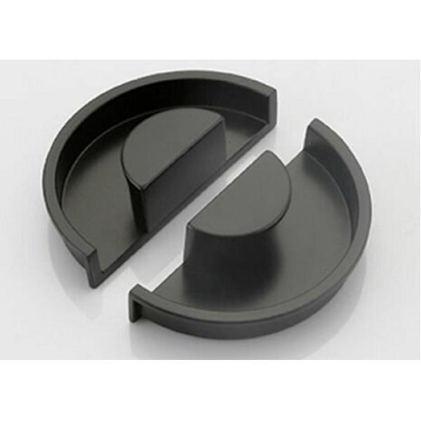 Quality Black Zinc Hardware Pull Handles 90mm Kitchen Cabinet Pulls Good Stability wholesale