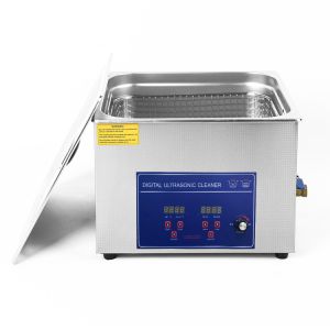 Cheap 360W 400W 40kHz Ultrasonic Cleaning Machine 15L Industrial Power Adjustable Ultrasonic Cleaner for sale