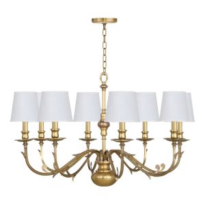 Rustic copper chandeliers 8 Lights with lampshade Project Lighting (WH-PC-11)