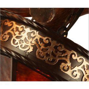 Moose antler chandelier Lighting Fixtures With lampshade (WH-AC-29)