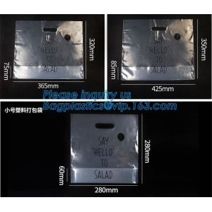 fast food bags, Food grade bakery bread plastic poly bag custom printed opp