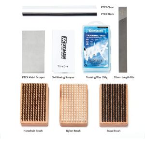 OEM Ski And Snowboard Tuning Tools 22.5*12.4cm Ski Brush Kit 130mm Waxing
