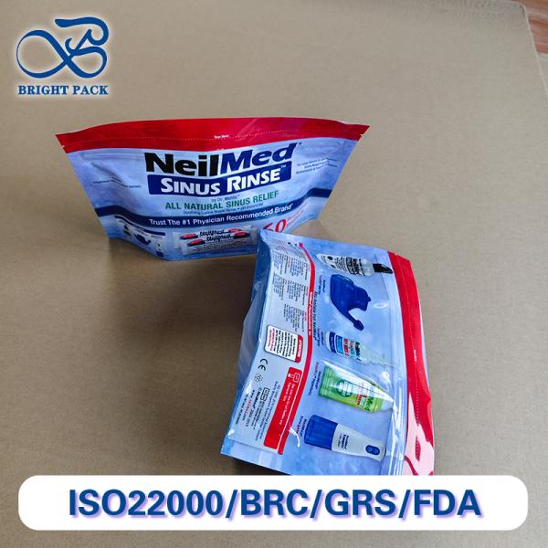 Resealable Stand Up Bags For Cleaning Agent Packaging With Customizable Design