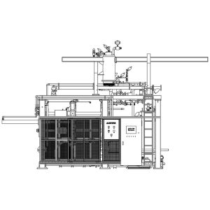 High Performance EPS Shape Moulding Machine 380V Automatic Packaging