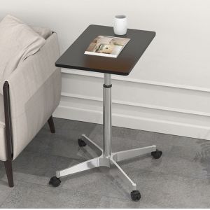 Cheap Wooden Home Office Workstation with Customized Color and Pneumatic Sit Stand Table for sale