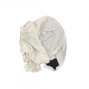 Cheap SGS Light White Cotton Industrial Wiping Rags 100kg/bag for sale