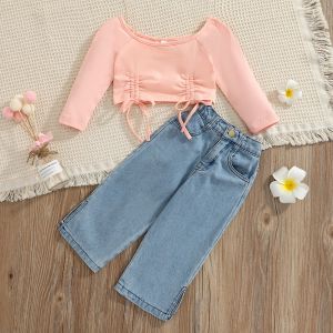 Polyester Newborn Take Home Children'S Outfit Sets Spring Autumn 110cm OEM