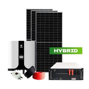 Europe 5KW 10KW 15KW Home Hybrid Solar Energy System with Output Frequency 50