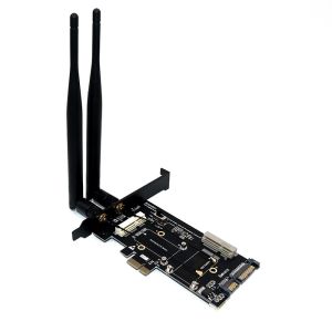Mini PCI-E/ mSATA SSD to PCI-E and SATA 2.5 Adapter with SIM Card Slot for WiFi/