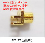 Cheap High quality gold plated MCX jack streight PCB mount type coaxial connector MCX-KES for sale