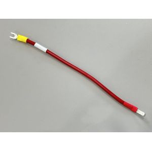 Ring to fork terminal power connector cable, DC PV negative grounding wire
