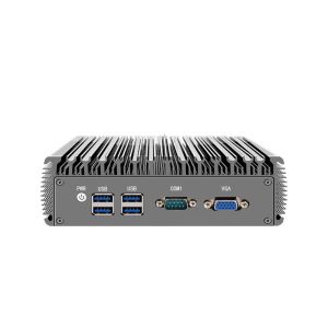 fanless embedded box pc intel celeron J4125 N5105 mini pc computer for
