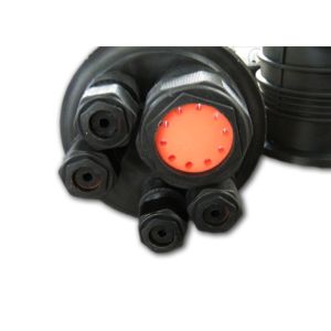 4 trays fiber optic splicing box with Dome mechanical type ABS PP