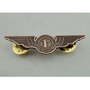 China Zinc Alloy Soft Enamel Pin By Die Casting , Antique Copper Plating on sale