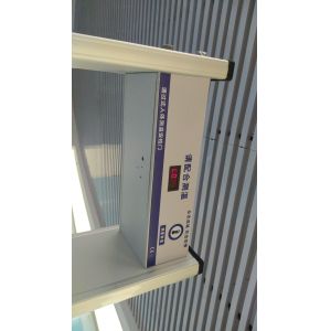 High Accurate Walk Through Metal Detector Human Temperaturer Testing Display