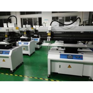 SMT 100W 6kg/Cm Semi Automatic Screen Printing Machine