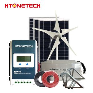 Cheap HTONETECH Pv Monitoring System 12000Mah With 500 Watt Wind Generator for sale