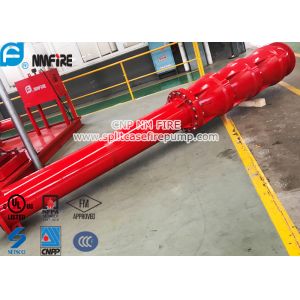 Big Flow 4 Stage Vertical Shaft Turbine Fire Pump , 4500 Usgpm Deep Well Pump