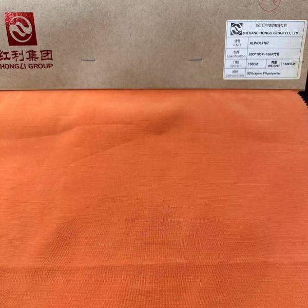 Soft Handfeel Rayon/Polyester Plain Woven Fabric Piece Dyed/Dyeing for Lady′s