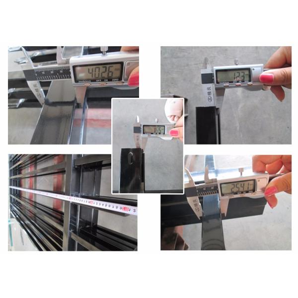 4 rails narrow spacing stright top crimped top crimped 1800mm x 2400mm anti wild beast dog and wolf security steel fence