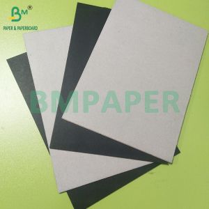 1.1mm 1.5mm 2.0mm One Side Black Grey Board For Photo Frame Back Folder Board