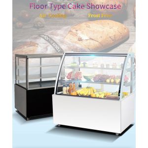 Upright 50HZ Cake Display Refrigerator Multiscene Wear Resistant