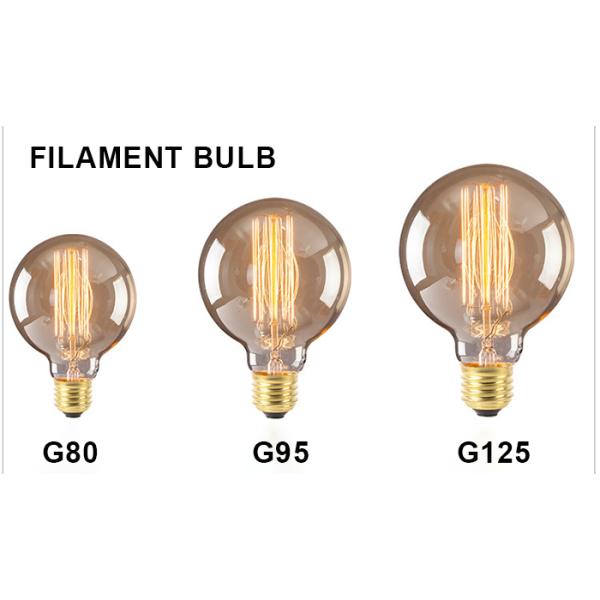 Fancy 40 Watt E27 Led Filament Bulb Dimmable St64 Squirrel Globe Filament Light