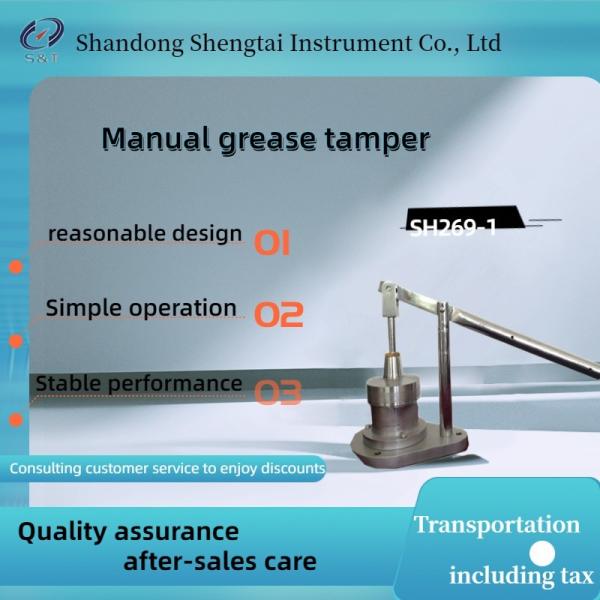 Lubricating grease manual tamper manual pressure shearing cone penetration pre