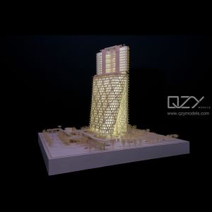 ROHS Headquarter Architectural Site Model JKP 1/200 Miniature Skyscraper