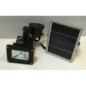 Solar Rechargeable emergency LED flood light IP65 with PIR sensor camping