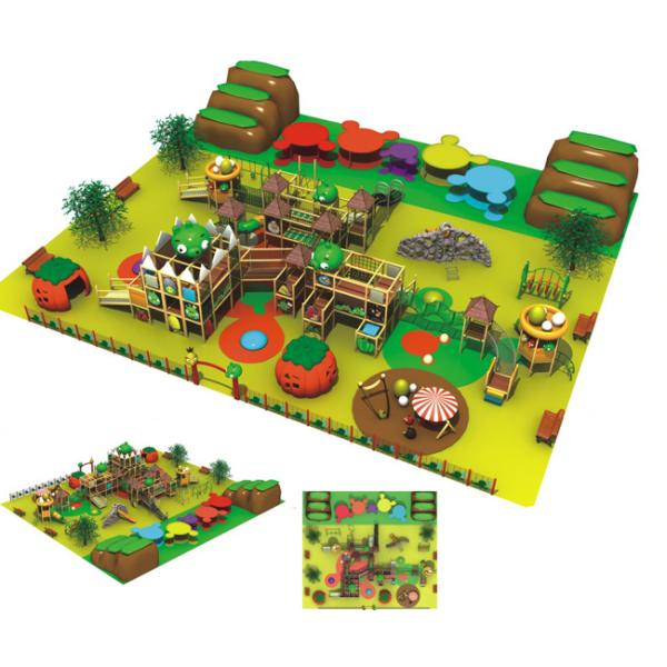 KFC Kids Residential Indoor Playground Equipment With EU Standard